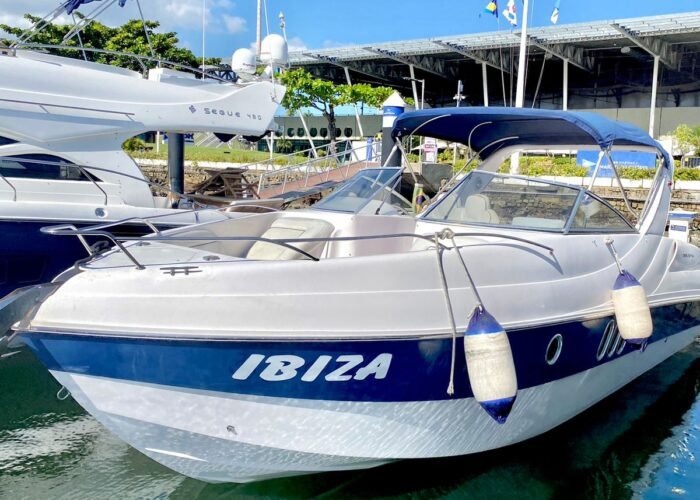 Lancha Coral 31 no Rio