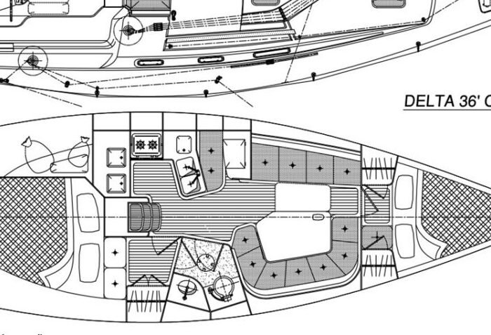 Veleiro Delta 365 em Paraty - Ziriguidum